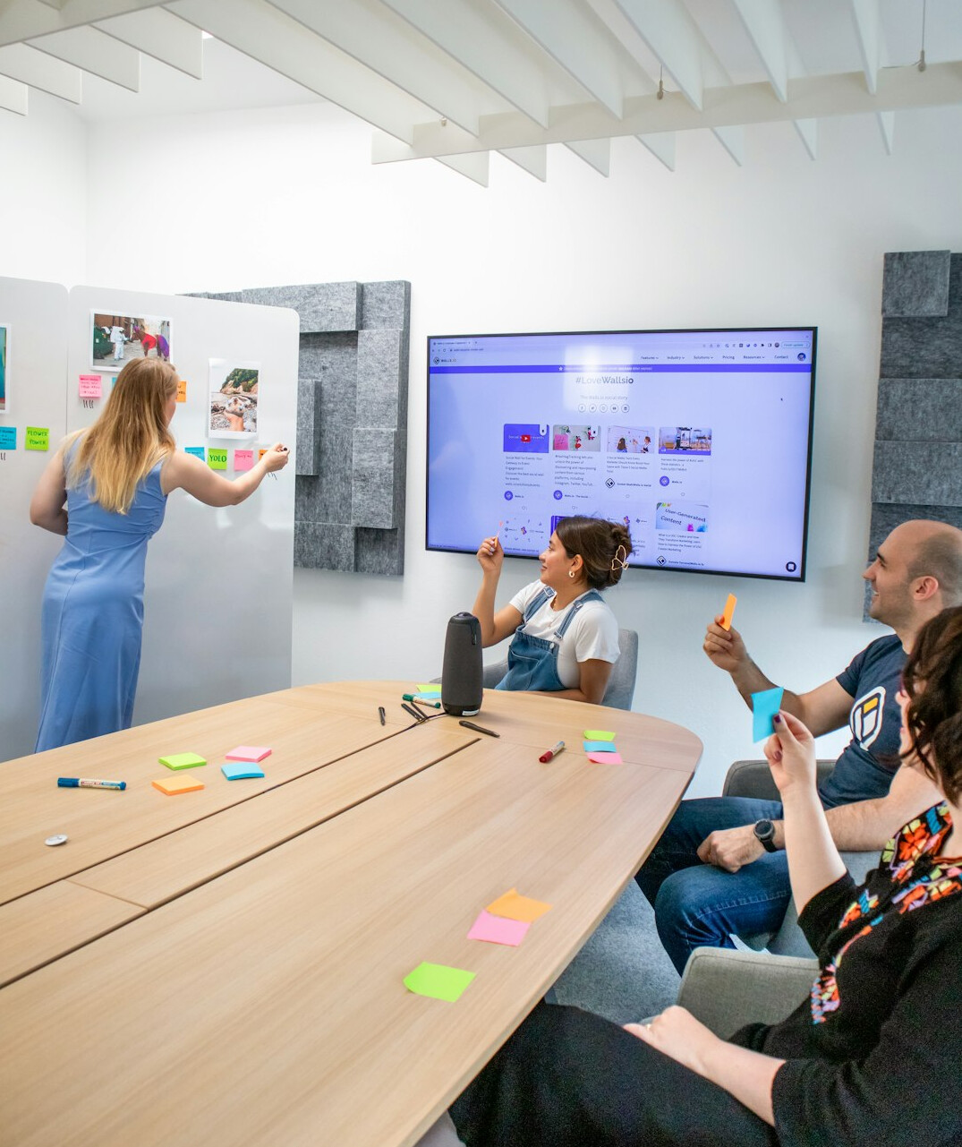 team brainstorming session