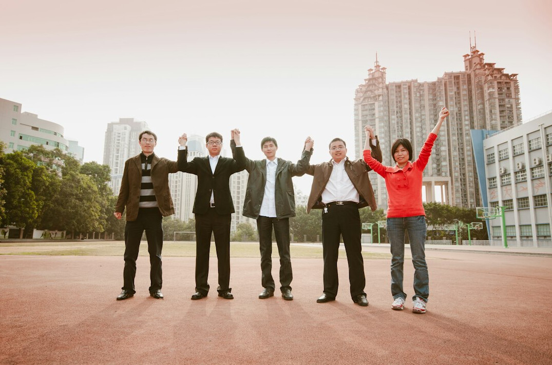 business leader inspiring team